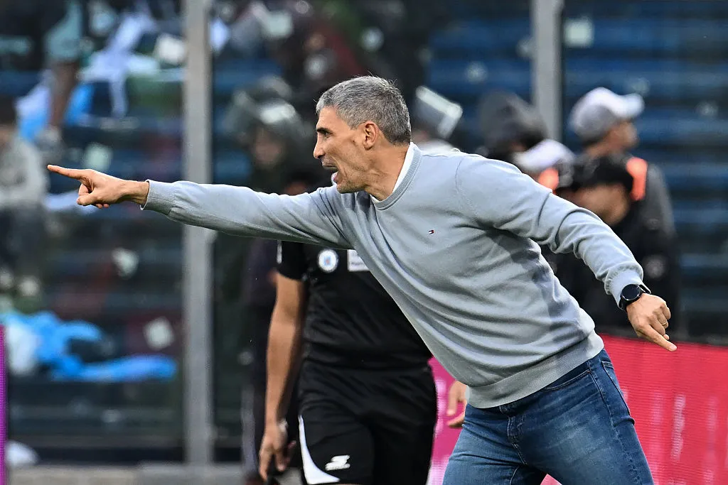 Juan Pablo Vojvoda, entrenador de Racing. (Getty Images)