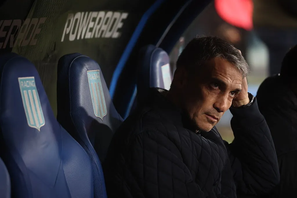 Juan Pablo Vojvoda, entrenador de Racing. (Getty Images)