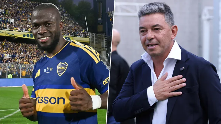 Enner Valencia, héroe de Boca ante Racing.