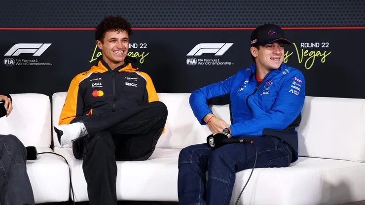 Lando Norris y Franco Colapinto
