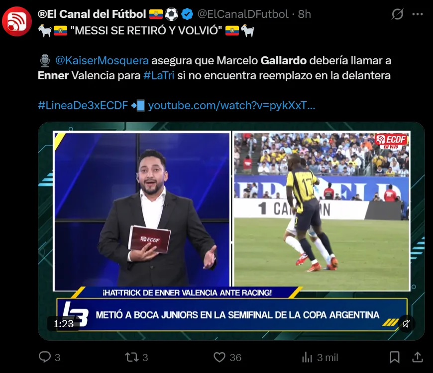 El Canal del Fútbol.