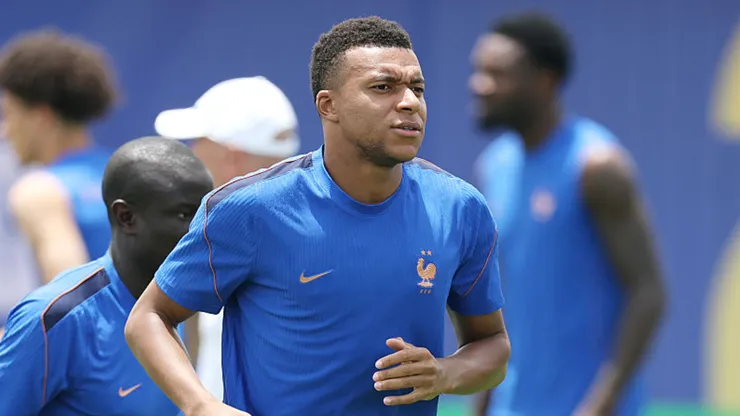 Kylian Mbappé, en la Selección de Francia.