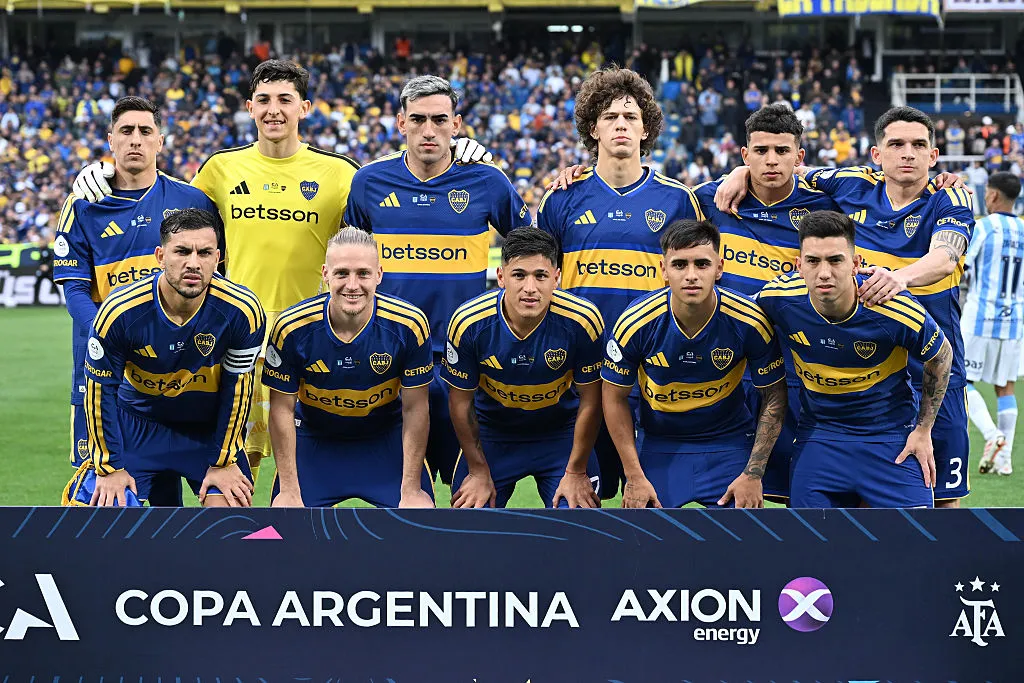 El equipo titular de Boca ante Racing. (Getty Images)