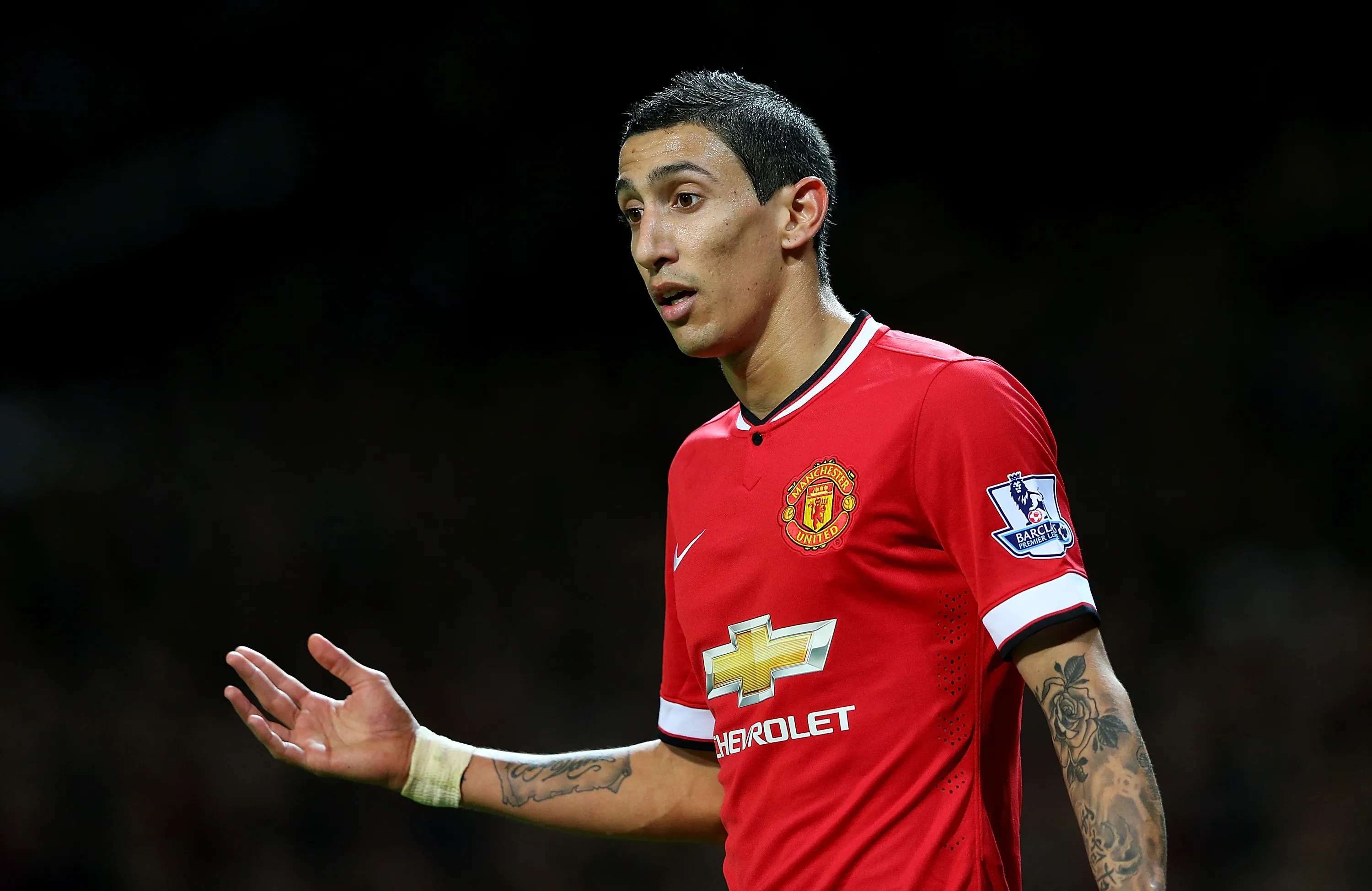 Di María en Manchester United. (Foto: Getty).