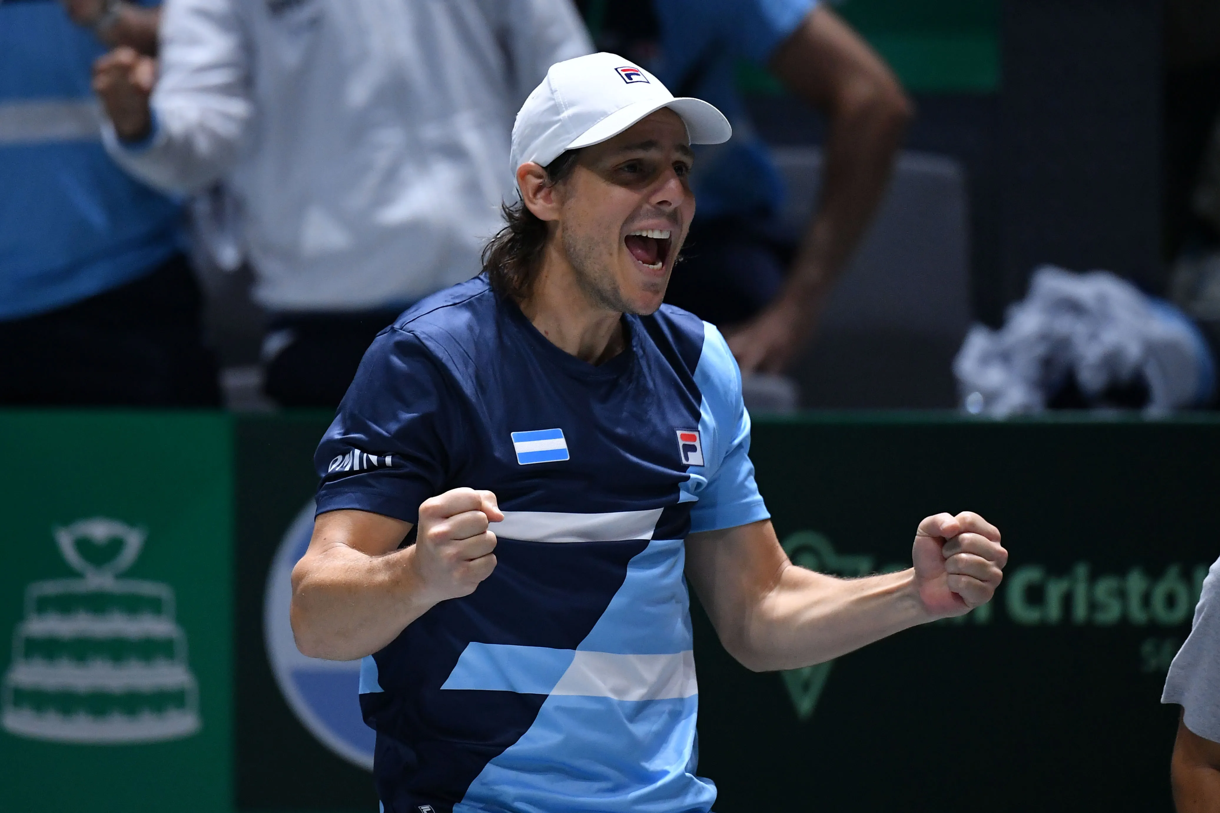Gastón Gaudio en 2019, cuando era capitán del equipo argentino de Copa Davis. (Foto: Imago).
