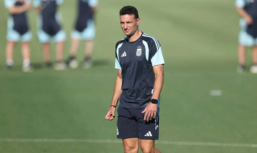 Lionel Scaloni, director técnico de la Selección Argentina. (Getty Images)