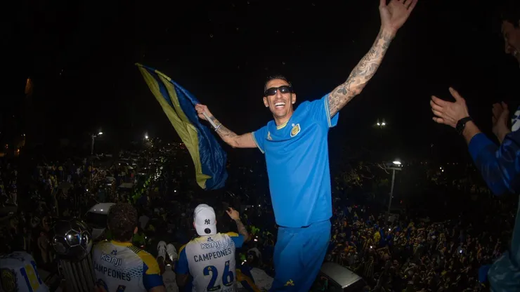El festejo alocado de Fideo Di María.