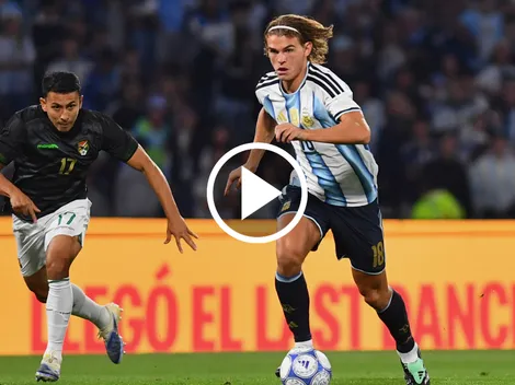 El golazo de Nico Paz para Argentina ante Bolivia