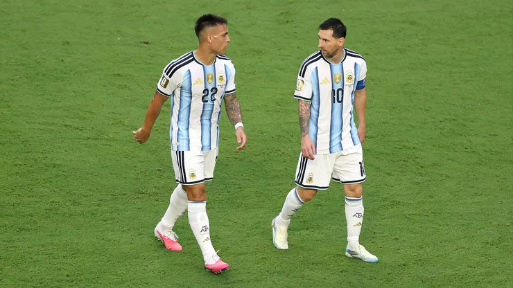 Lautaro Martínez y Lionel Messi en el Mundial 2026