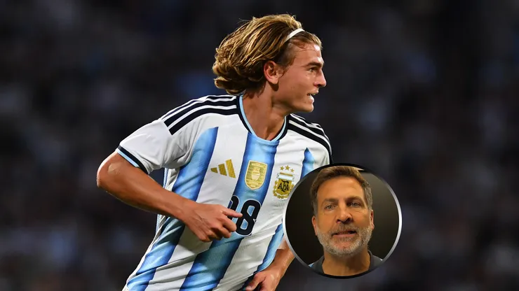 Nico Paz, figura ante Bolivia.