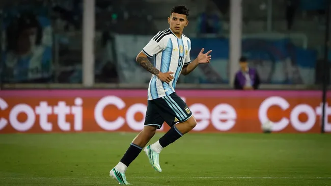 Leonel Flores en la Selección Argentina. (Getty Images)