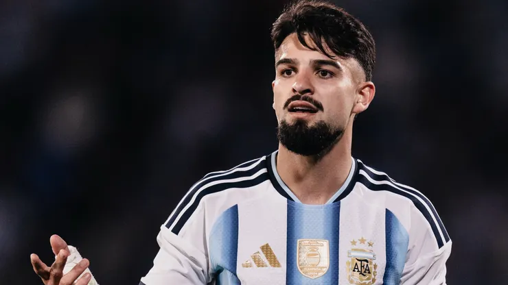 Flaco López, jugador de la Selección Argentina.