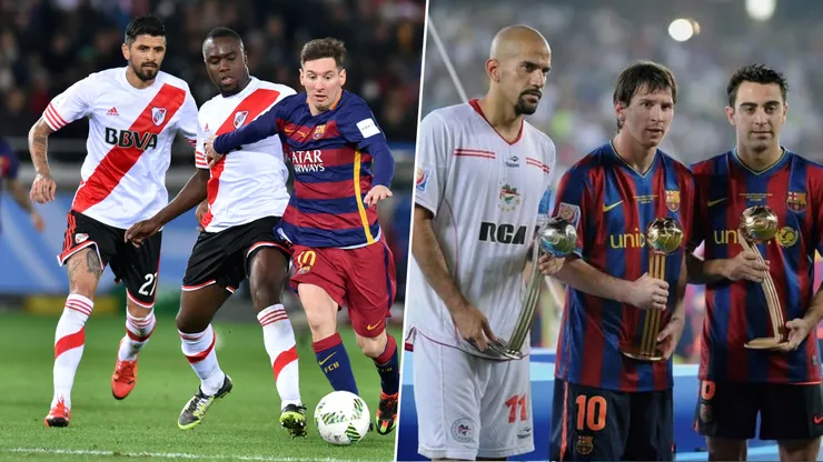 River y Estudiantes en el Mundial de Clubes.