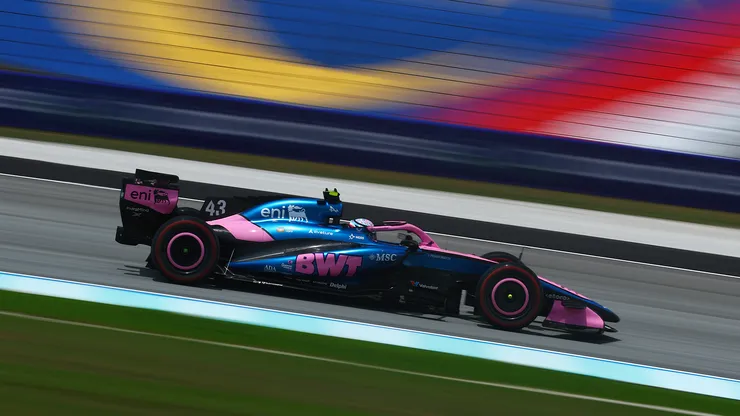 Franco Colapinto giró por primera vez en el circuito de Malasia