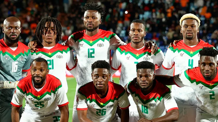 Foto de equipo de la Selección de Burkina Faso