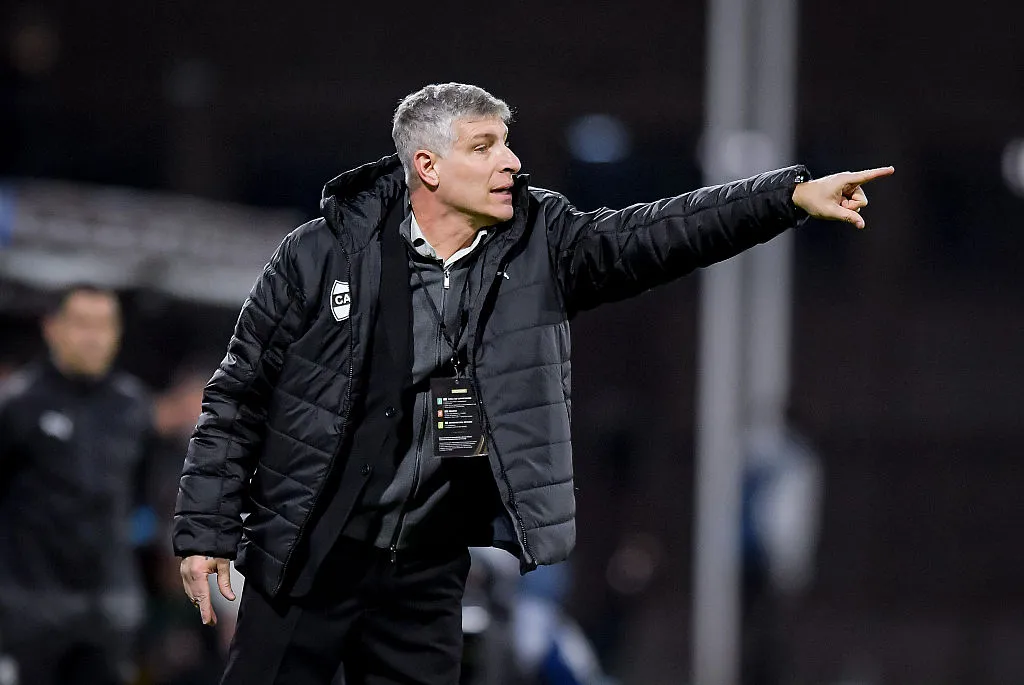 Martín Palermo, director técnico de Platense. (Getty Images)