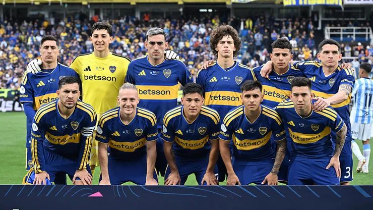 Los futbolistas de Boca Juniors.