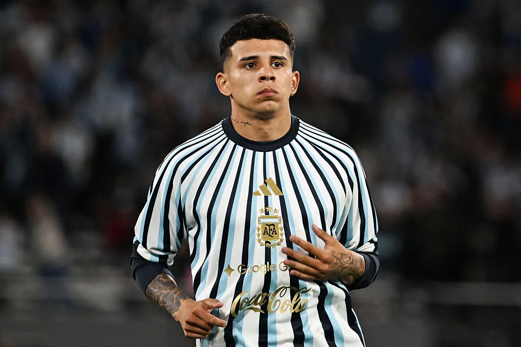 Leonel Flores, en la Selección Argentina. (Getty Images)