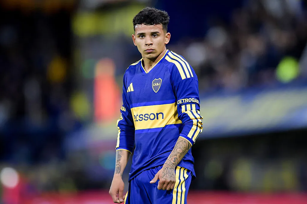 Leonel Flores, en Boca – Unión de Santa Fe. (Getty Images)