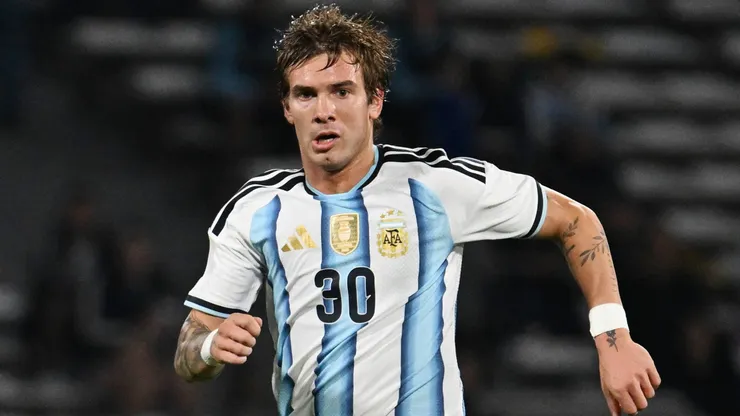 Franco Mastantuono, jugador de la Selección Argentina.