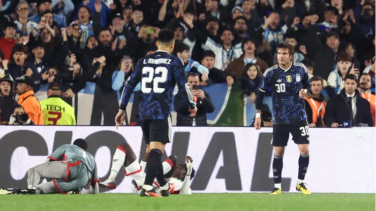 El primer gol de Franco Mastantuono en la Selección Argentina