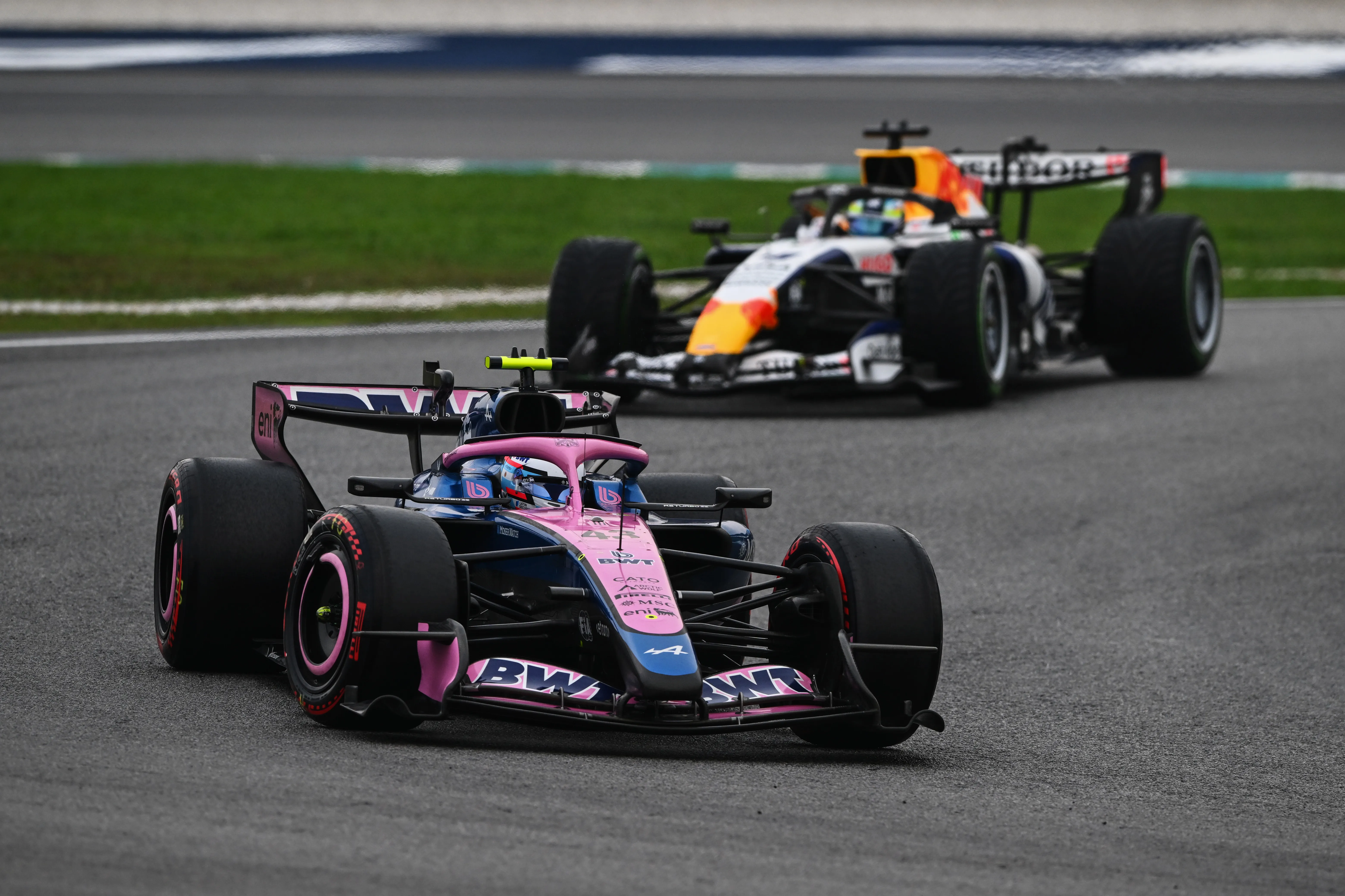 Franco Colapinto en la carrera del GP de Baréin (Getty Images)