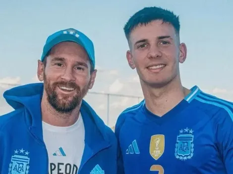 Mastantuono confesó que le mandaba mensajes a Messi: "Nunca los vio"
