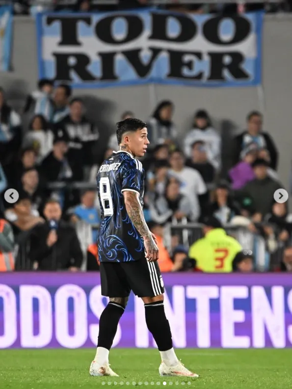 La imagen que subió Enzo Fernández. (Foto: Instagram)