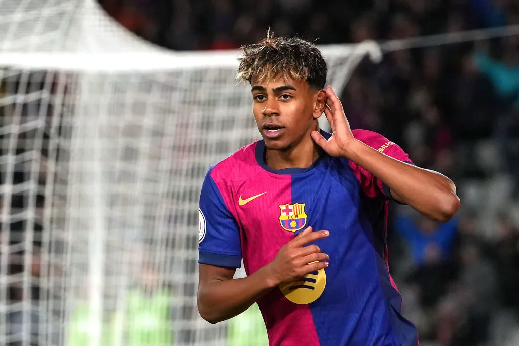 Lamine Yamal, figura de FC Barcelona. (Getty Images)