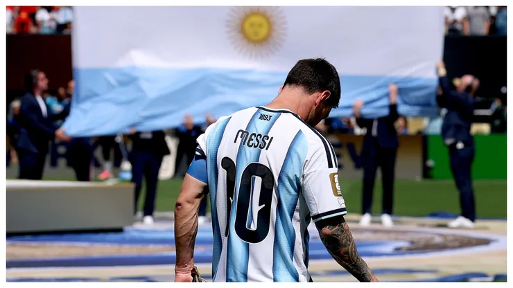 El adiós de Lionel Messi.