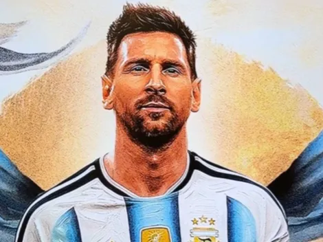 A horas de su despedida de la Selección Argentina, River homenajeó a Messi