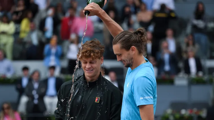 Jannik Sinner y Alexander Zverev