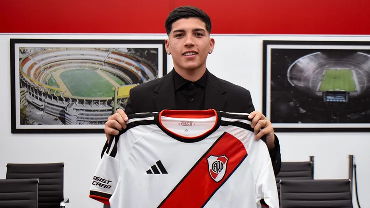 Bruno Cabral, una de las principales promesas de River.