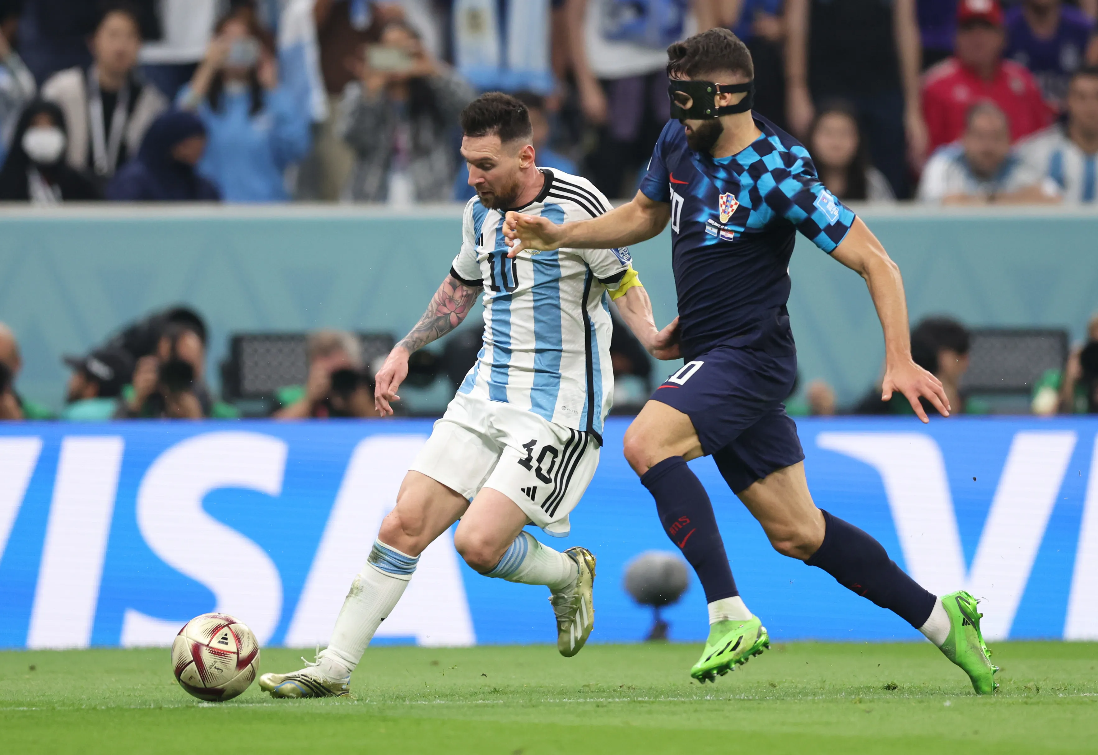 Leo tuvo una jornada soñada ante Croacia para llegar a su segunda final mundialista. (Foto: Getty).