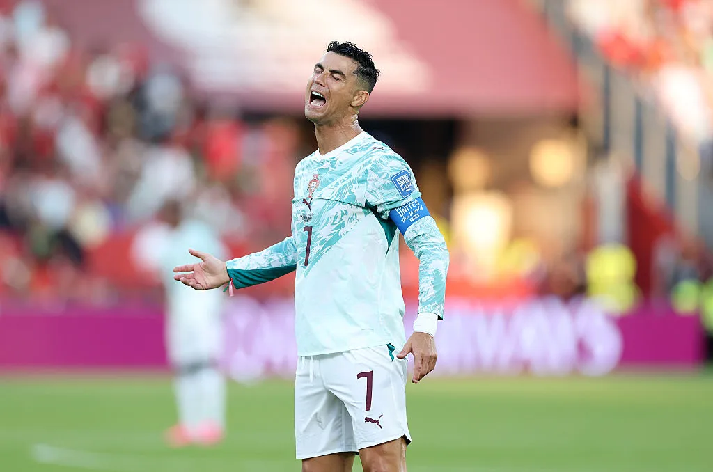 Cristiano Ronaldo en la Selección de Portugal. (Getty Images)