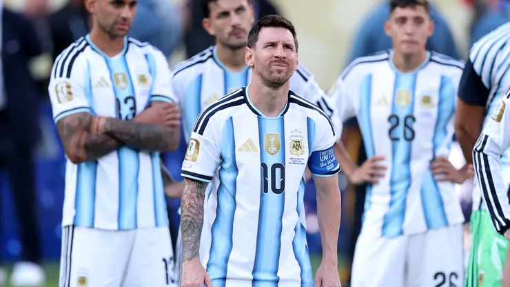 Lionel Messi se despide de la Selección Argentina.