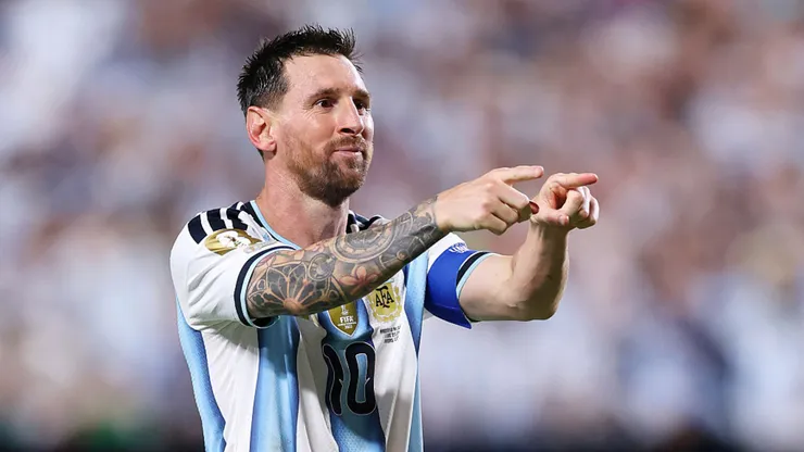 Lionel Messi, en la Selección Argentina.