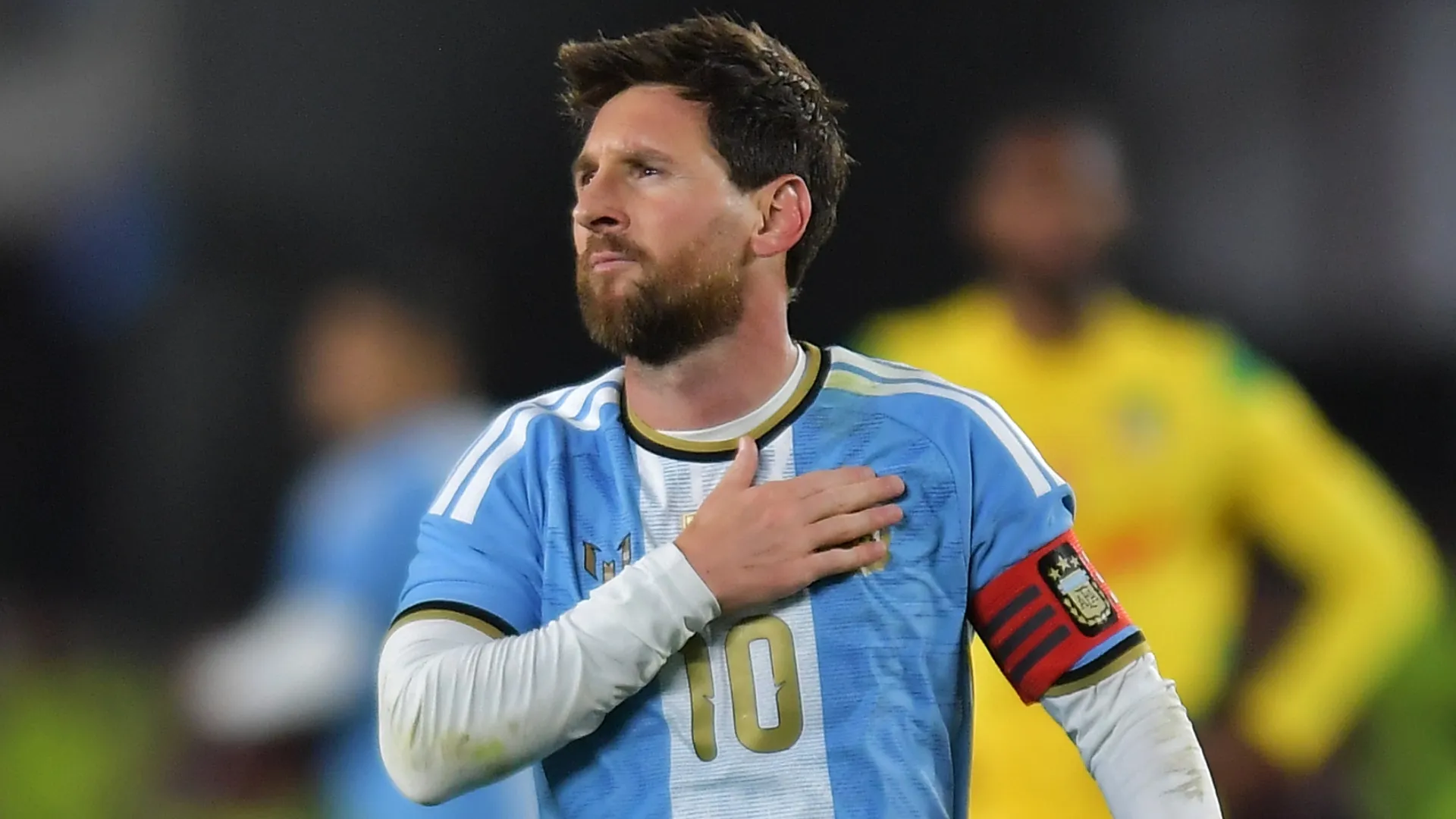 Lionel Messi en su despedida de la Selección Argentina. (Getty Images)