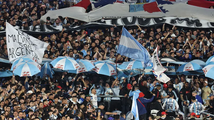 Los hinchas de la Selección Argentina.