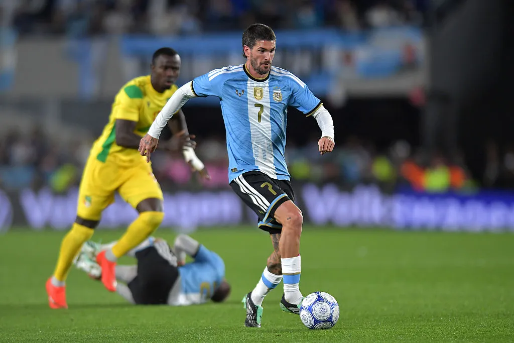 Rodrigo De Paul en Argentina – Benín. (Getty Images)