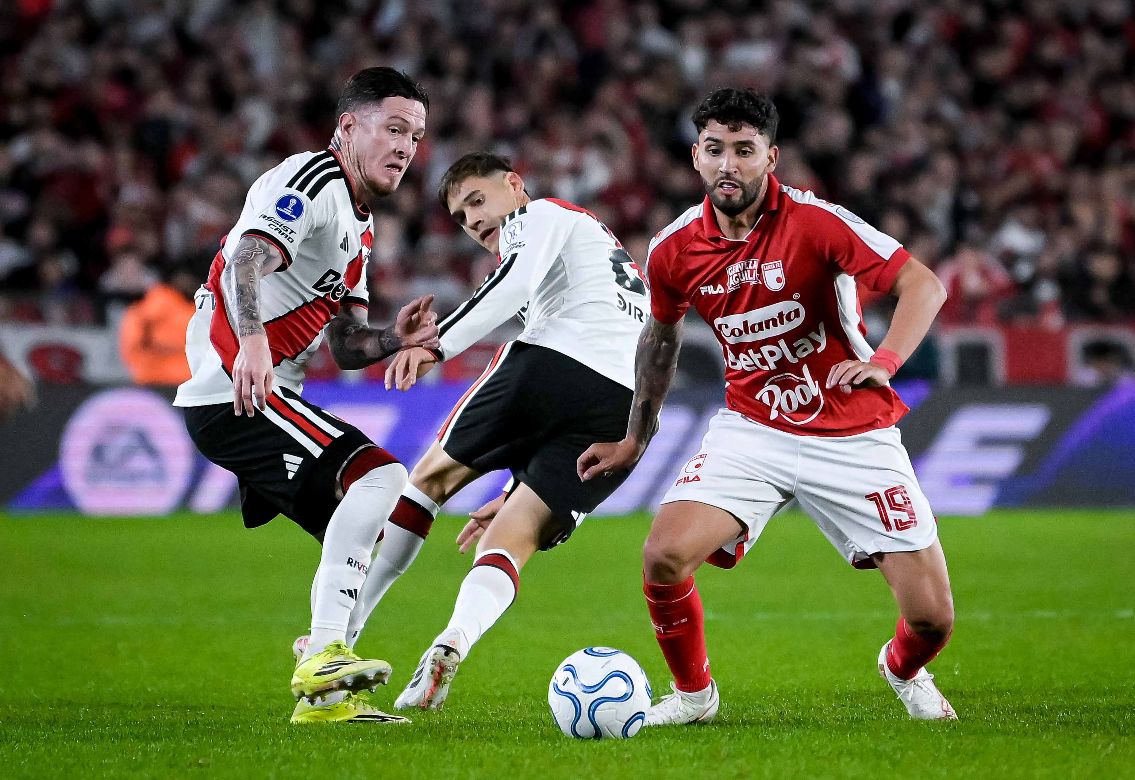Aníbal Moreno en su último partido en River. (Foto: Getty)