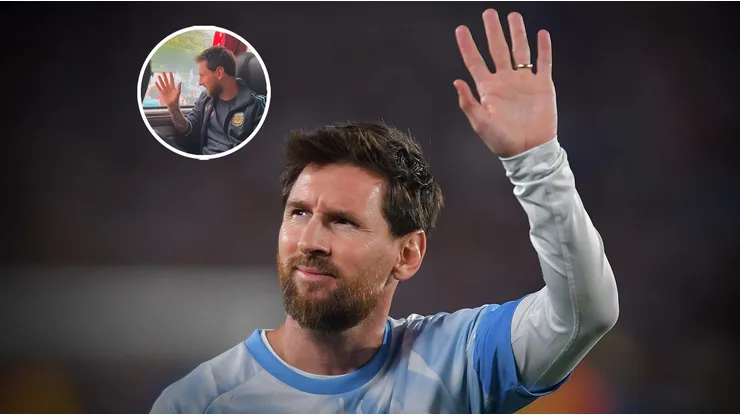 La emoción de Lionel Messi en su despedida.