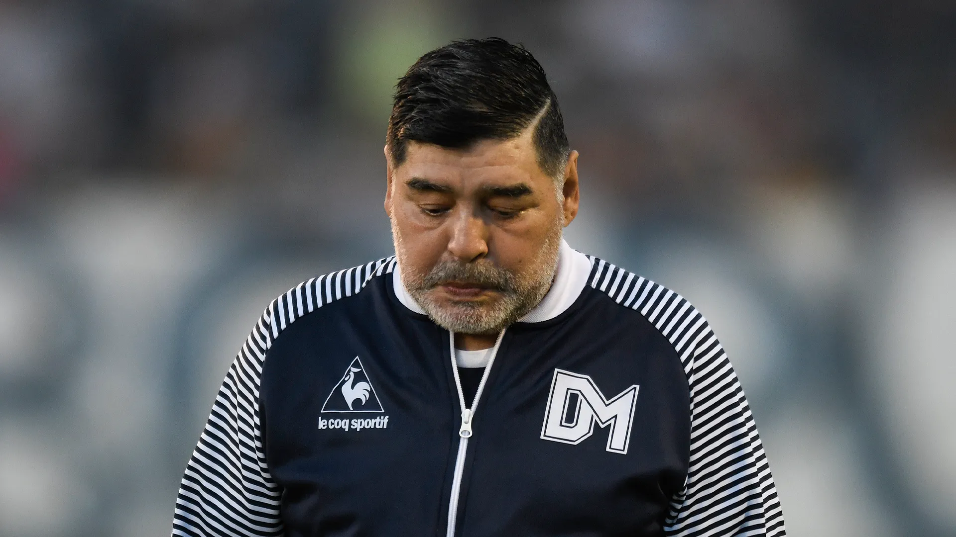 Diego Armando Maradona, en su etapa como DT de Gimnasia La Plata (Getty Images)