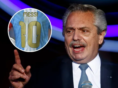 Alberto Fernández eligió al heredero de la 10 de Messi