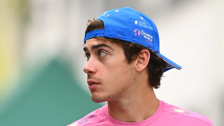 Franco Colapinto, en su llegada al Circuito Urbano Marina Bay