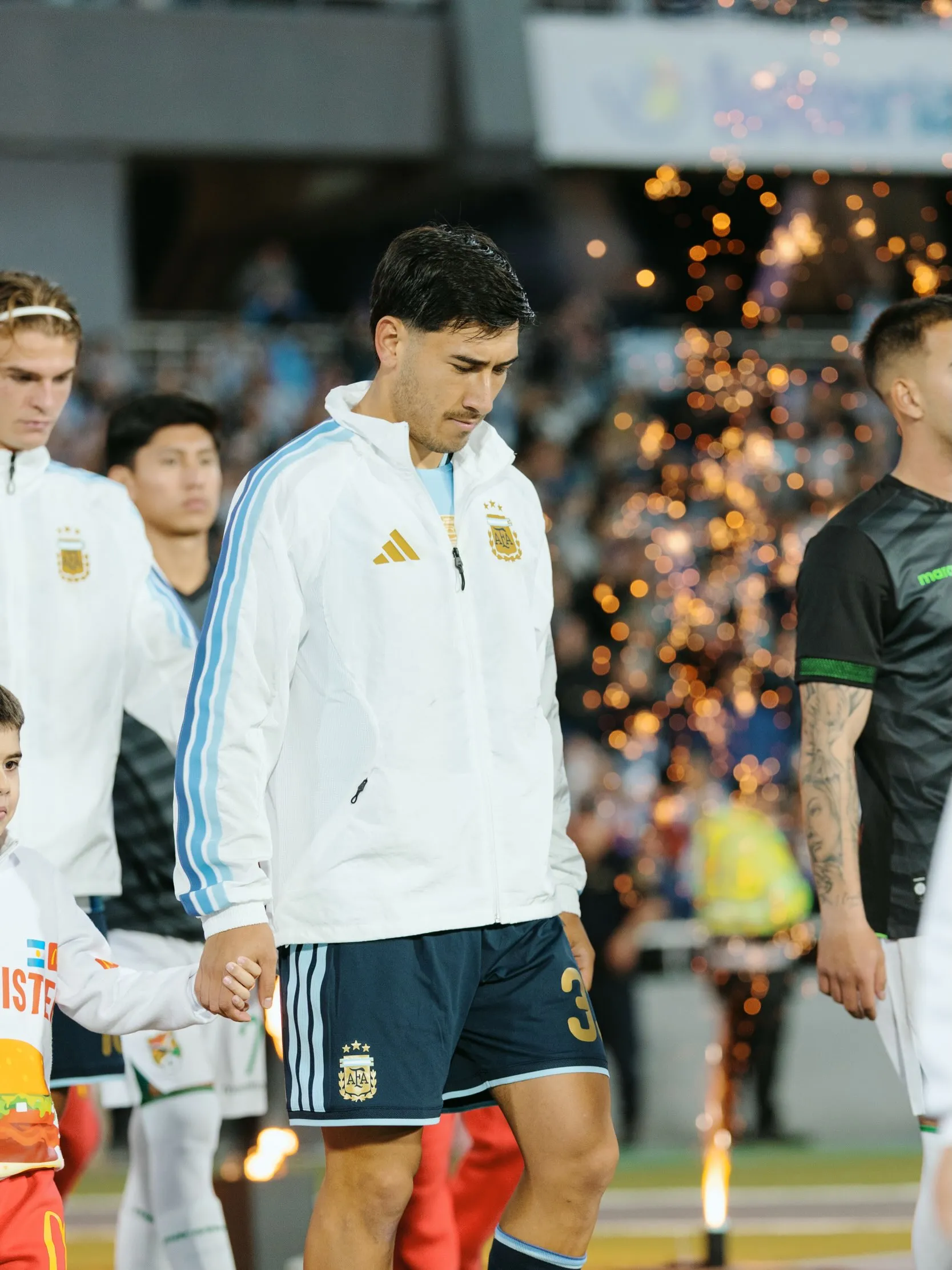 Román Vega en la Selección Argentina.