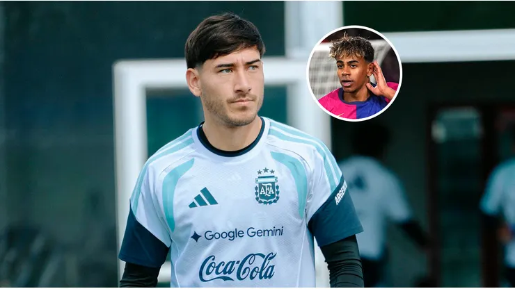 Román Vega y Lamine Yamal.
