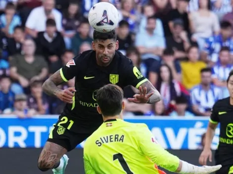 De cabeza y agónicamente, Cuti Romero marcó su primer gol en Atlético de Madrid