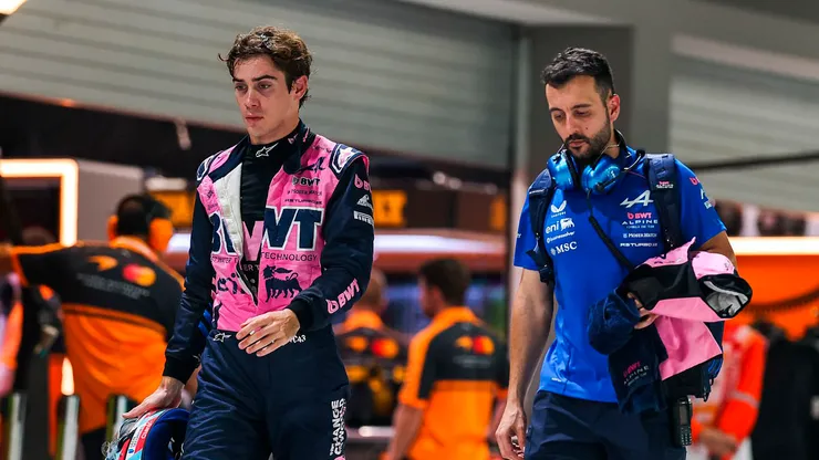 Franco Colapinto se enojó durante la clasificación del GP de Singapur