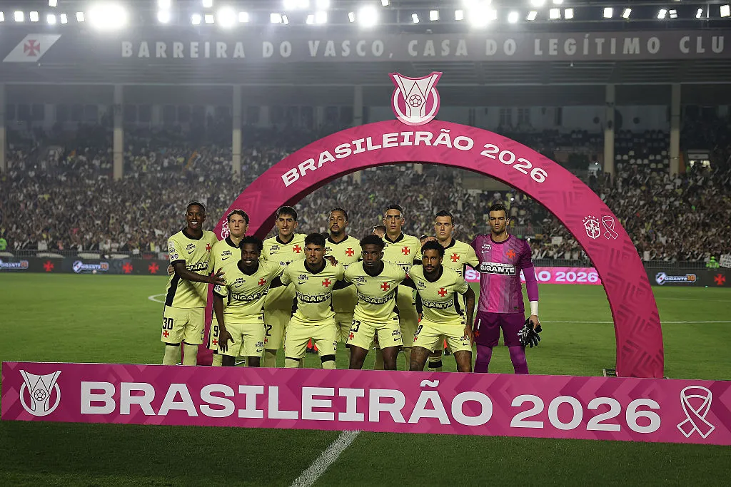 El equipo titular de Vasco da Gama ante Remo por el Brasileirao. (Getty Images)
